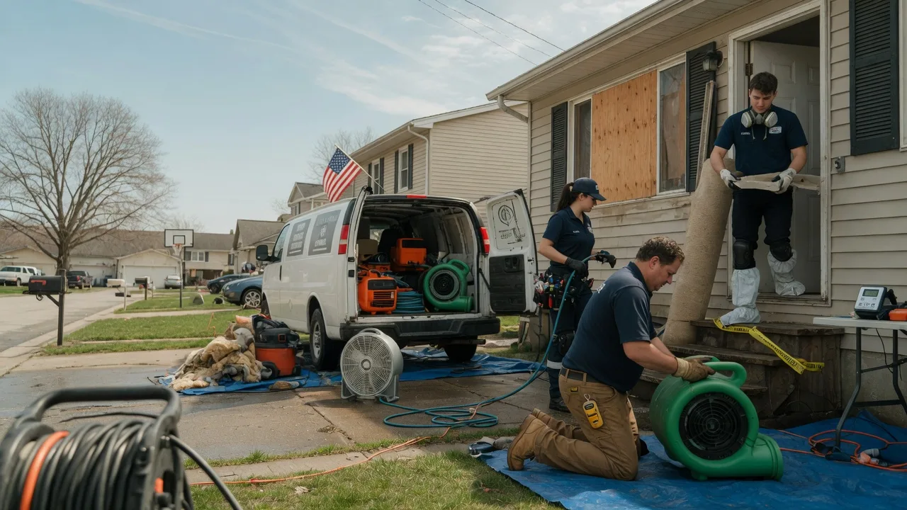 Water Damage Restoration in Plainfield, IL near me